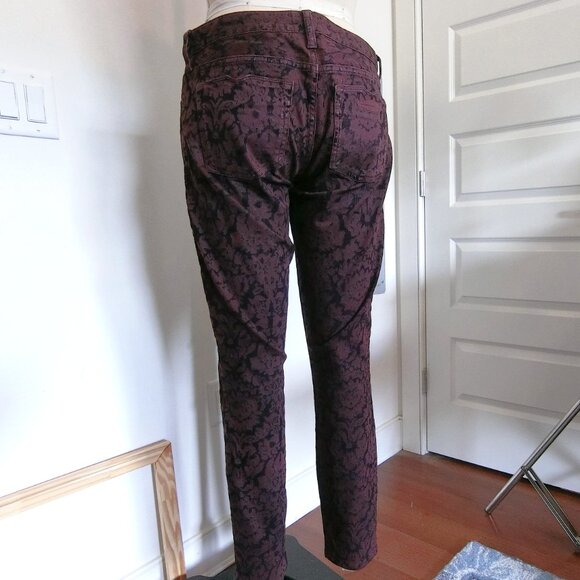 Plum Baroque Skinny Jeans - Picture 2 of 7